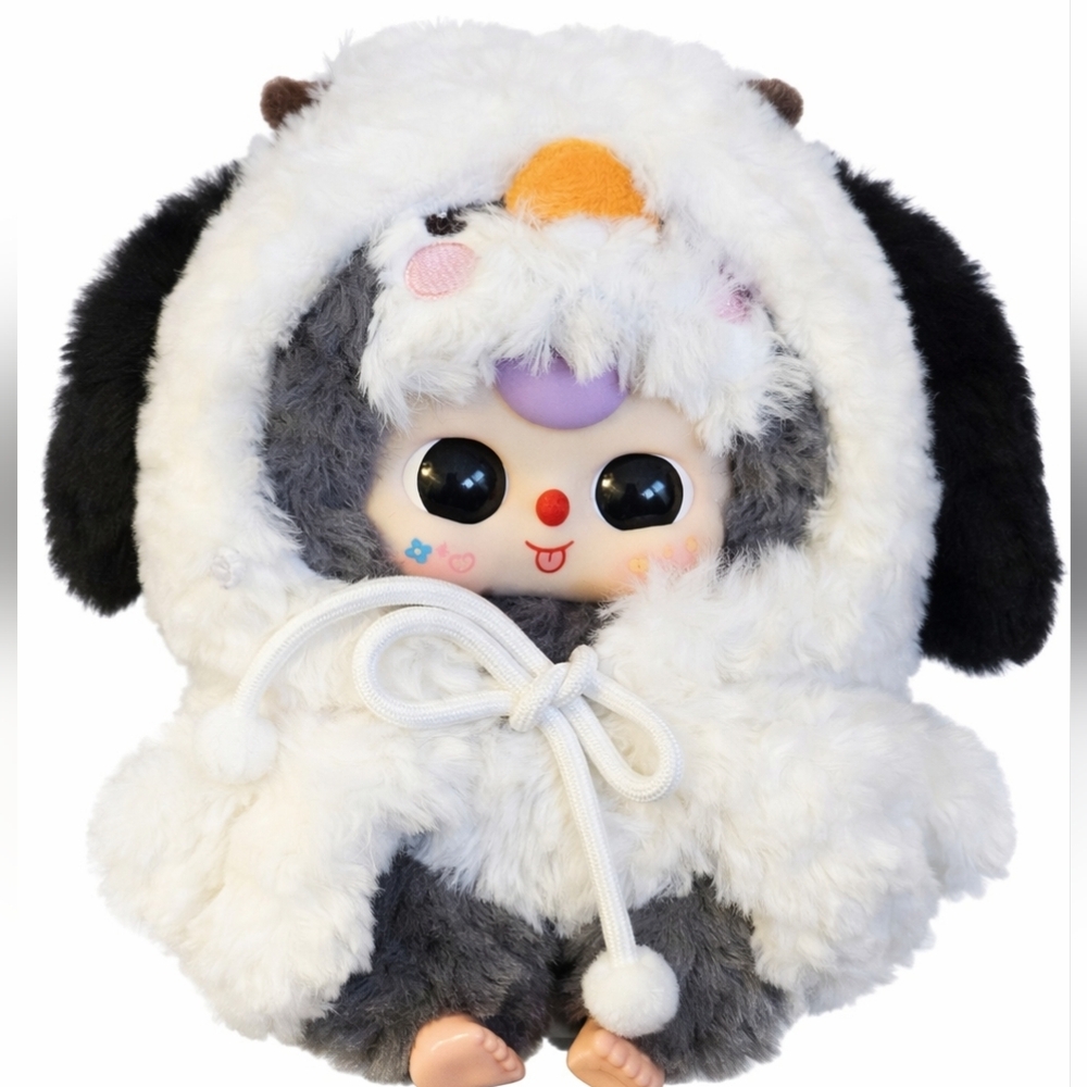 Baby Three I'm Not A Warrior Series Plush NIB - Dog Warrior